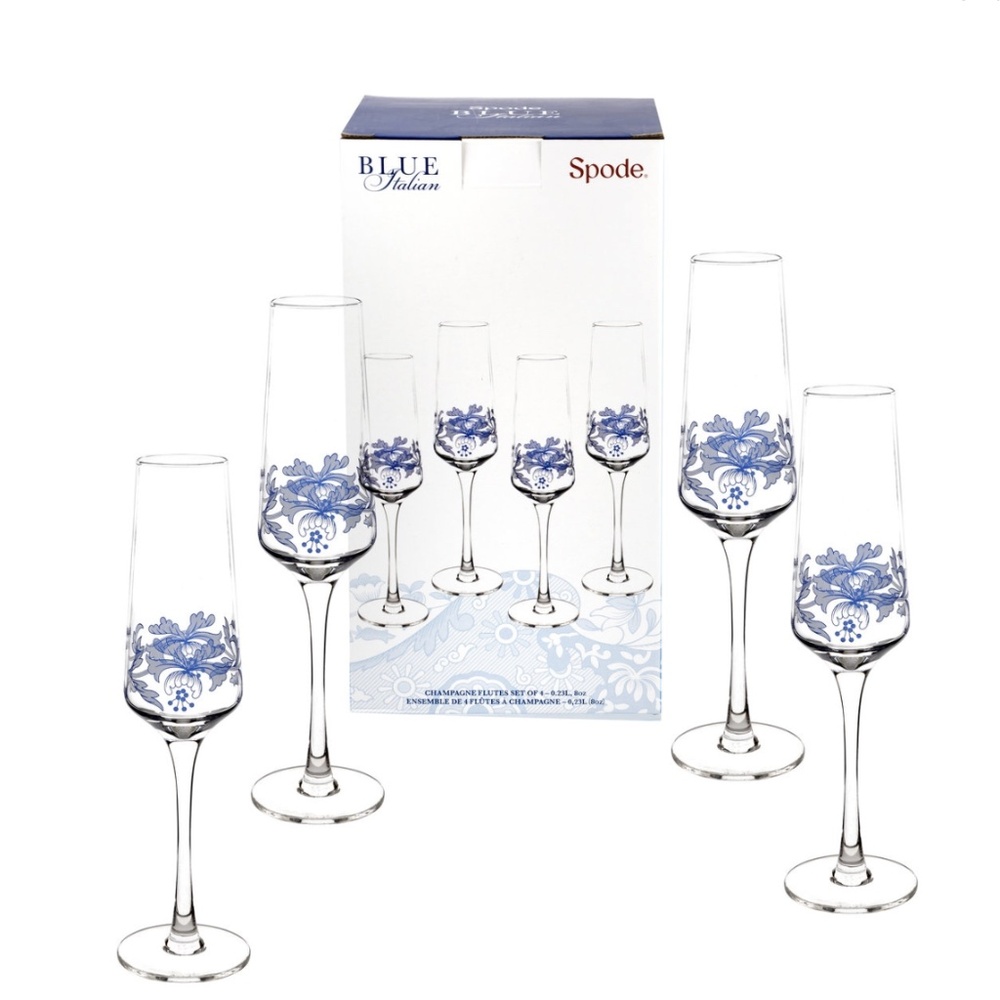 Spode Champagne Flutes